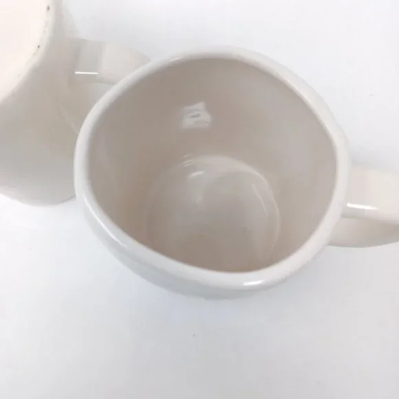 Rae Dunn by Magenta MBA Ceramic Coffee Mug | Set of 2 | NWOT | 16 oz | Rustic - Picture 6 of 7